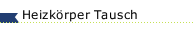 Heizk&ouml;rper Tausch